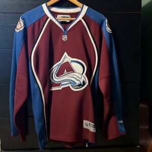 Reebok Women s Colorado Avalanche Premier Team Jersey, Maroon/Blue